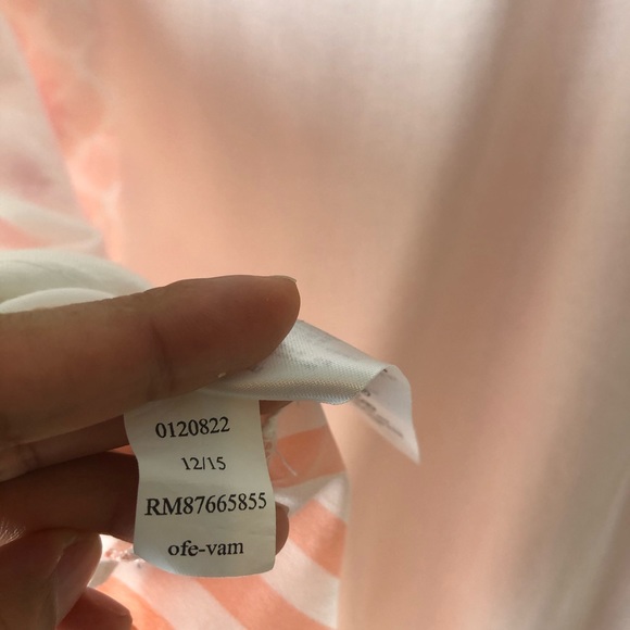 Tommy Hilfiger Peach Boxy Cut Shirt XL - Picture 6 of 7